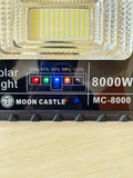 Solar Rechargeable Split light with 5 meter long wire and solar plate