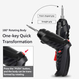 47 pcs Cordless Electric Screwdriver Drill 3.6V Rechargeable