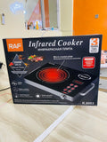 RAF Infrared Cooker - 3500 Watts - 3 plus switch - integrated Fuse - Full plate
