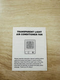 Mini Rechargeable Air Cooler with water tank and lights