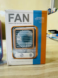 Mini Rechargeable Air Cooler with water tank and lights