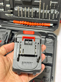 MAKUDA  Lithium Cordless Drill & Screwdriver 21V - Double Battery - Two Speed Brush less Motor