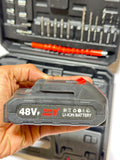 MAKUDA  Lithium Cordless Drill & Screwdriver 21V - Double Battery - Two Speed Brush less Motor