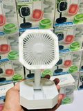 2 in 1 Light Retractable Fan | Fan + Lamp | Rechargeable with long lasting battery