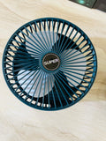 Electric Fan Mini Foldable Telescopic Fan Low Noise Portable Folding Telescopic Small Desktop Fan High Battery Life USB Rechargeable Floor Fan For Student Dormitory Home Outdoor Camping Office