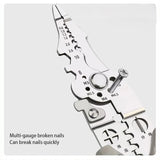 16 in 1 Electrician Pliers Multifunctional Needle Nose Pliers for Wire Stripping Cable Cutters Terminal Crimping Hand Tools